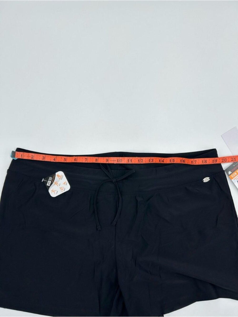 Quick Dry Black Women's Athletic Drawstring Shorts - Picture 2 of 3
